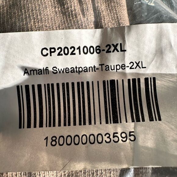 NWT Club Paradise Culture Kings Men’s Taupe Amalfi Sweatpants Joggers - Size 2XL - Picture 5 of 8